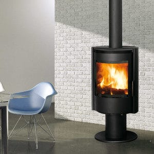 Poele a bois fonte flamme LANAO