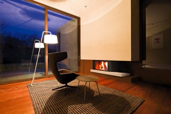 cheminee foyer MCZ Plasma 95 Habillage modigliani porte relevable