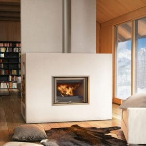 foyer bois de cheminée LORFLAM-EASY75VO- cheminées Jouvin Vitré 35