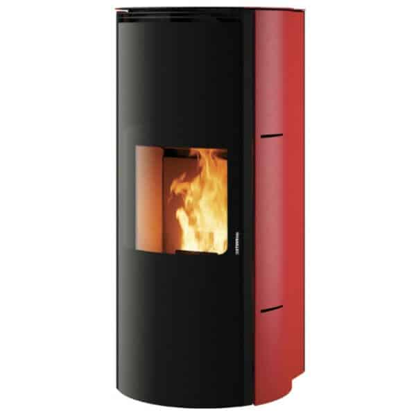 poele a granules Vivace Oto Plus rouge