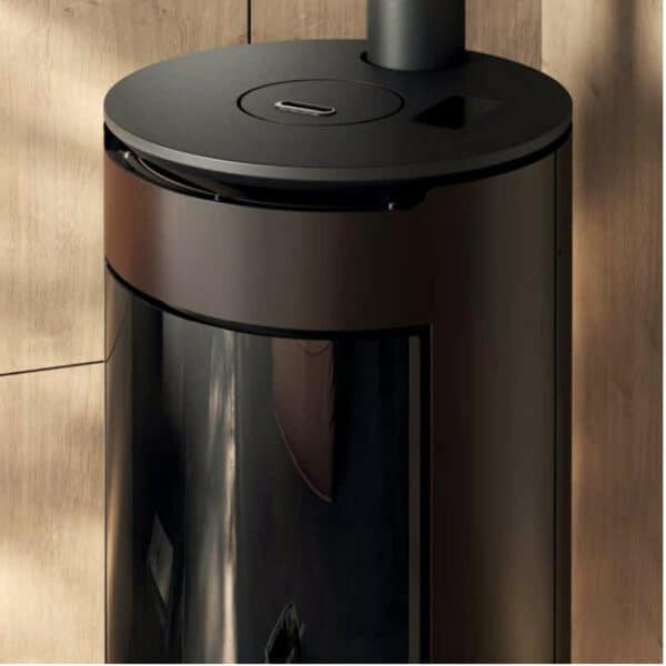 poele a granules Vivace Sibilla 4 poele a pellets angle