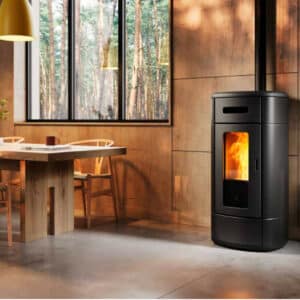 poele a granules Vivace Thera 1 design fonte
