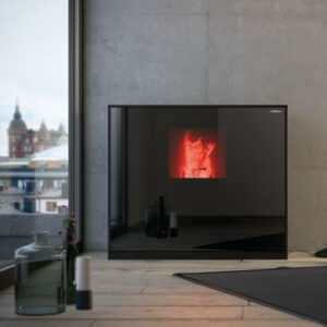 poele a granules Vivace Vitré 10 design moderne
